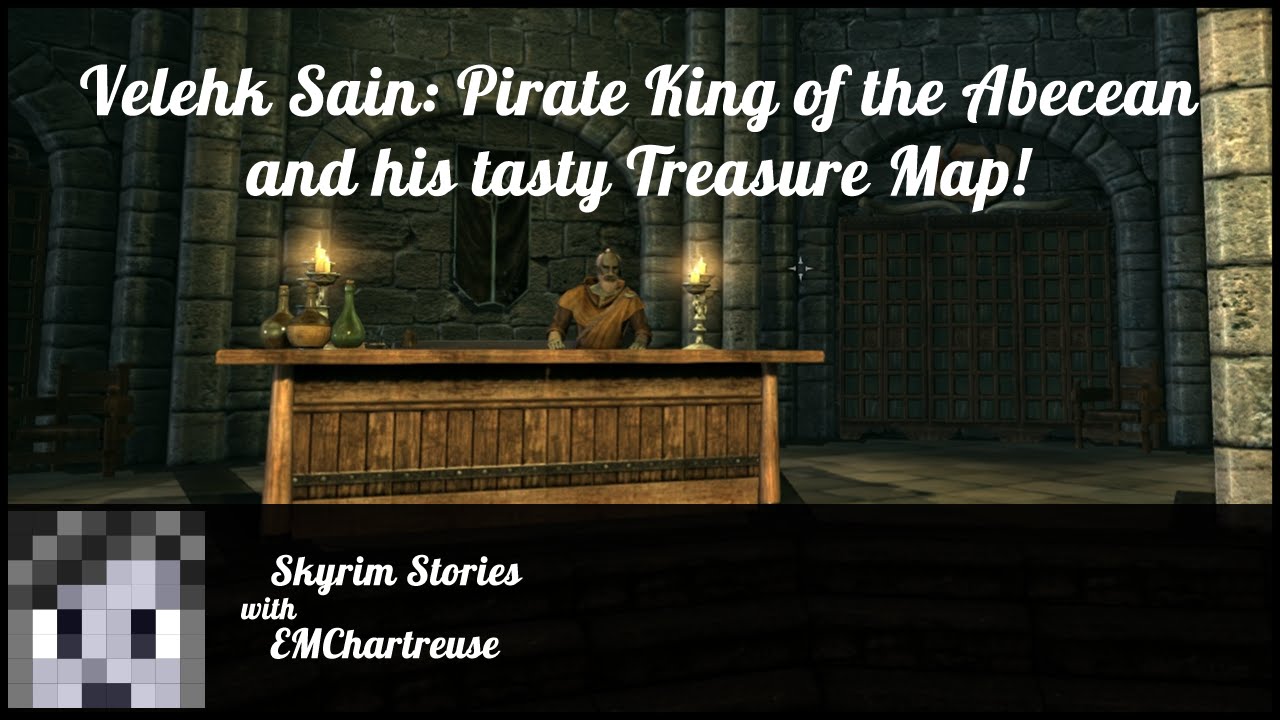 Velehk Sain the Pirate King and his Treasure Map!