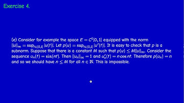 Math400 - Functional Analysis - Exercises of Chapter 2 - Part 2