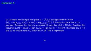 Math400 - Functional Analysis - Exercises of Chapter 2 - Part 2