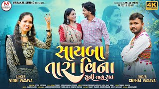 Gujarati New Song 2025 Sayba Tara Vina Suni Lage Raat Ii Snehal Vasava Ii Vidhi Vasava