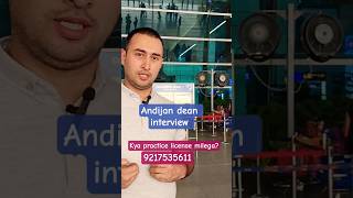 Andijan State medical University dean interview, anadijan State medical institute