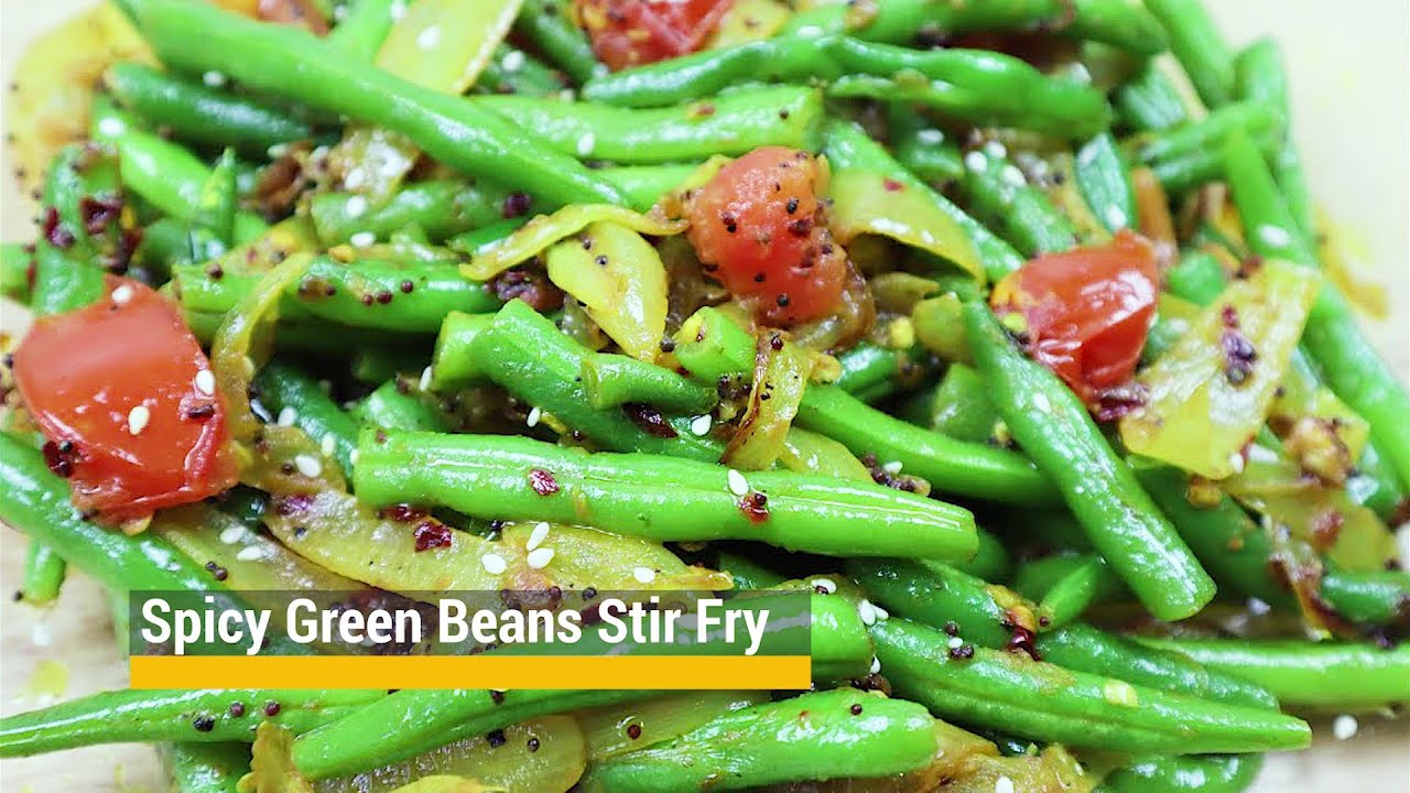 Spicy Green Beans Stir Fry YouTube