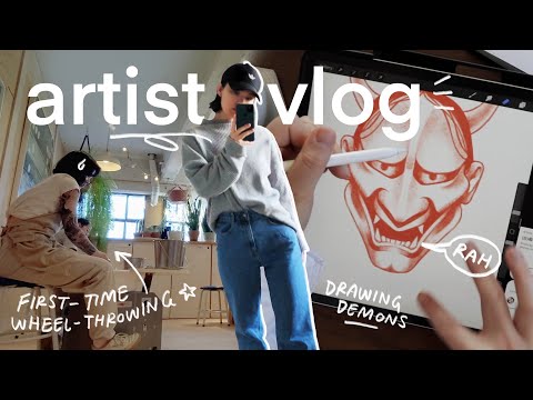 talks about productivity + lots of artsy goodness ★ | studio vlog