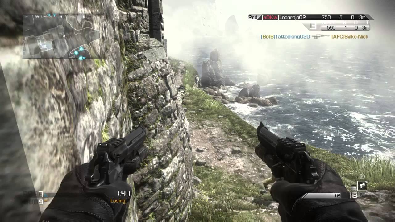 Cod Ghosts- multiplayer stonehaven GLITCH #1 w/ JORDANJT01