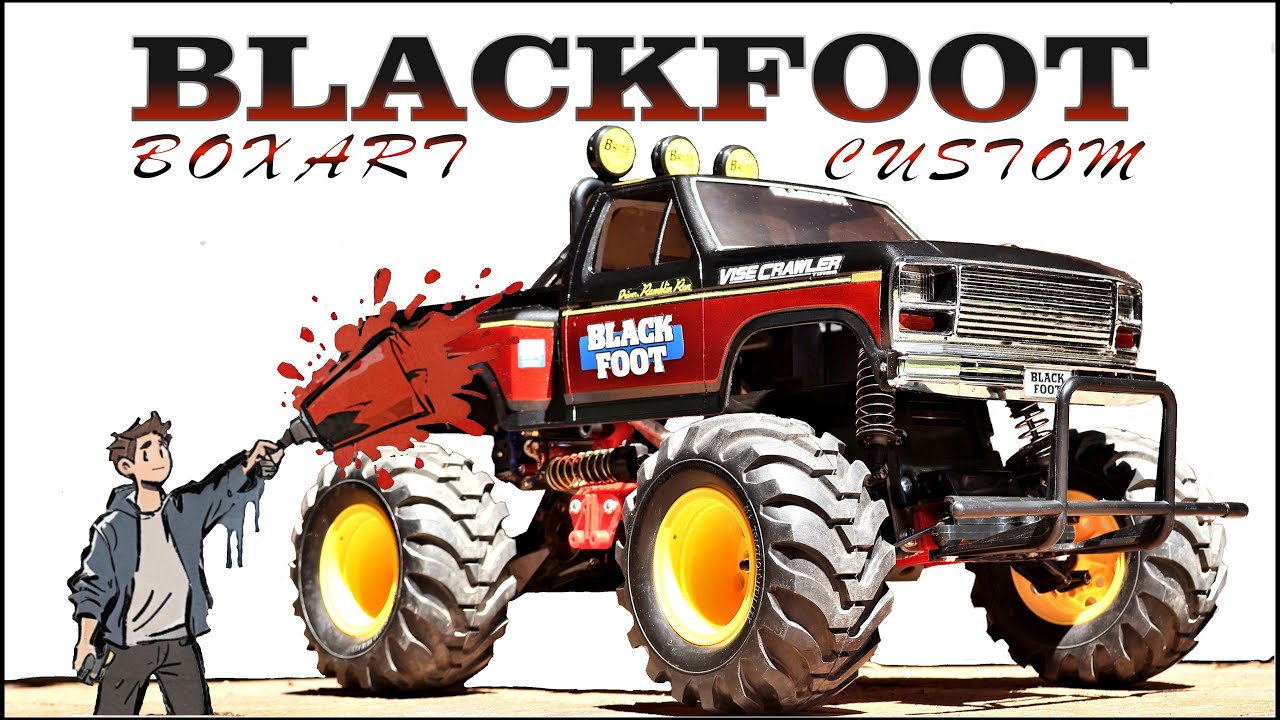 Tamiya Blackfoot Box Art Paintjob - YouTube