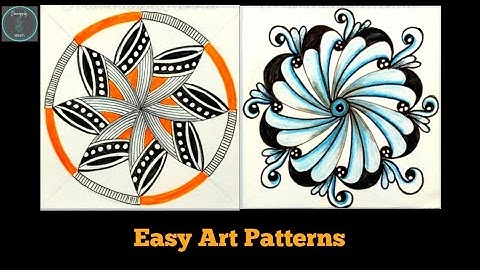 Easy Art Patterns for Beginners || Easy Art Lessons for Beginners || Easy zentangle Art