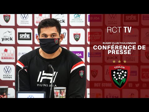 Conférence de presse d'après-match J10 Toulon-Pau