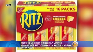 Nabisco Voluntarily Recalls A Limited Quantity Of RITZ Cheese Cracker Sandwiches Nabisco Voluntarily Recalls A Limited Quantity Of RITZ Cheese Cracker Sandwiches