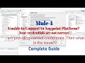Mule 4 | Issue Resolution | Real Life Scenario | Part-1 | Anypoint Studio &amp; Anypoint Platform