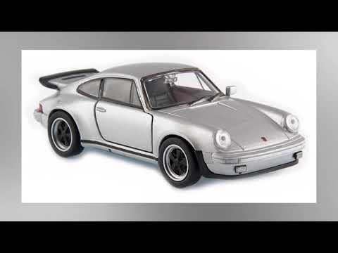 PORSCHE 911 TURBO SREBRNY skala 1:34(39)