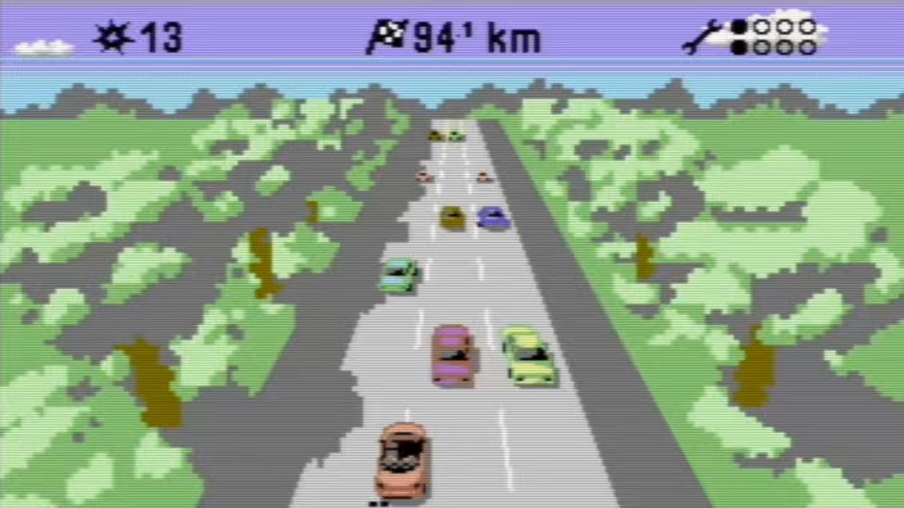 FULLSCREEN CRT FILTER C64 My Day On The Highway Patai Gergely cobbpg 2025 50 60 FPS HZ COMMODORE 64