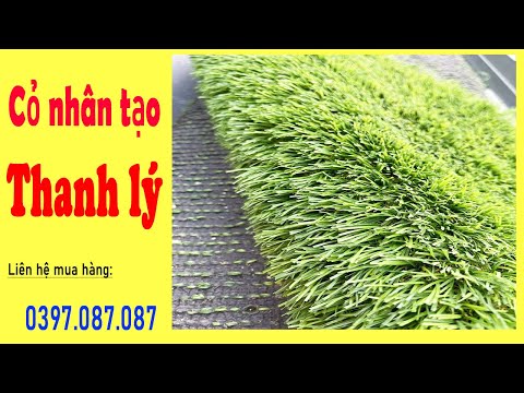Video Cỏ nhân tạo thanh lý - youtube