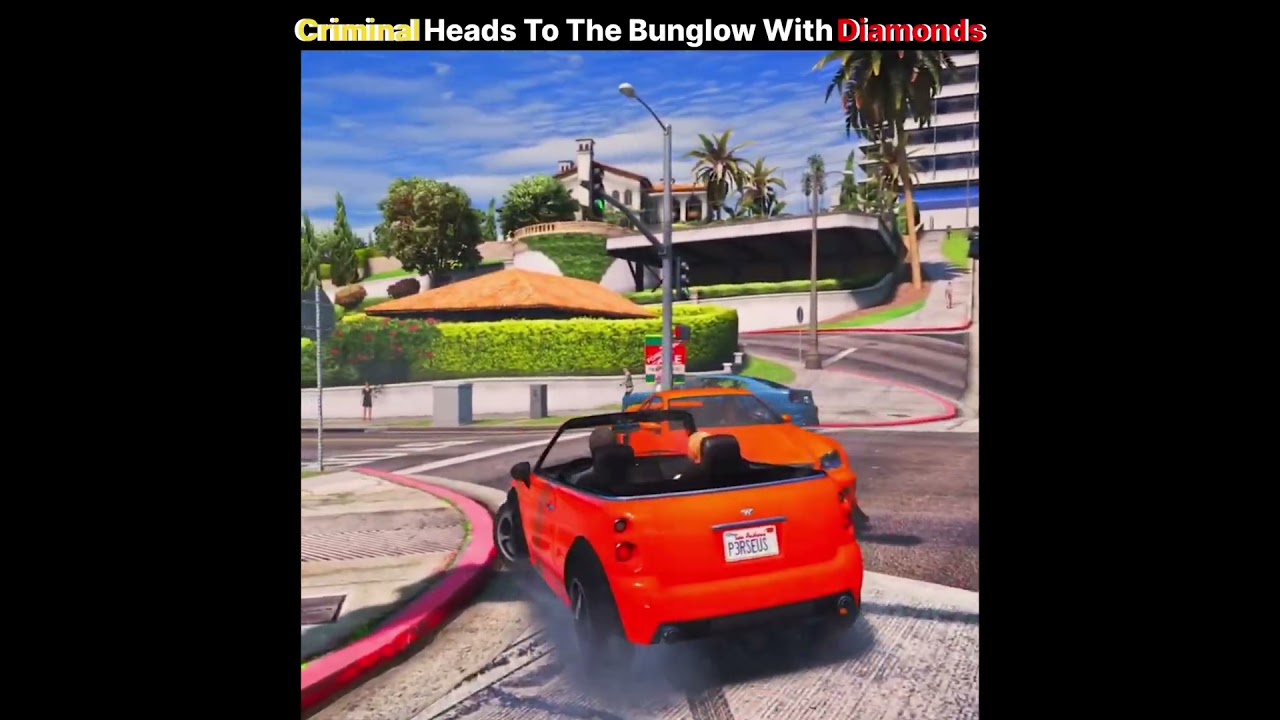 GTA Shocking Scene! Criminal Escapes With Kidnapped Girl! | GTA Crime Challenge