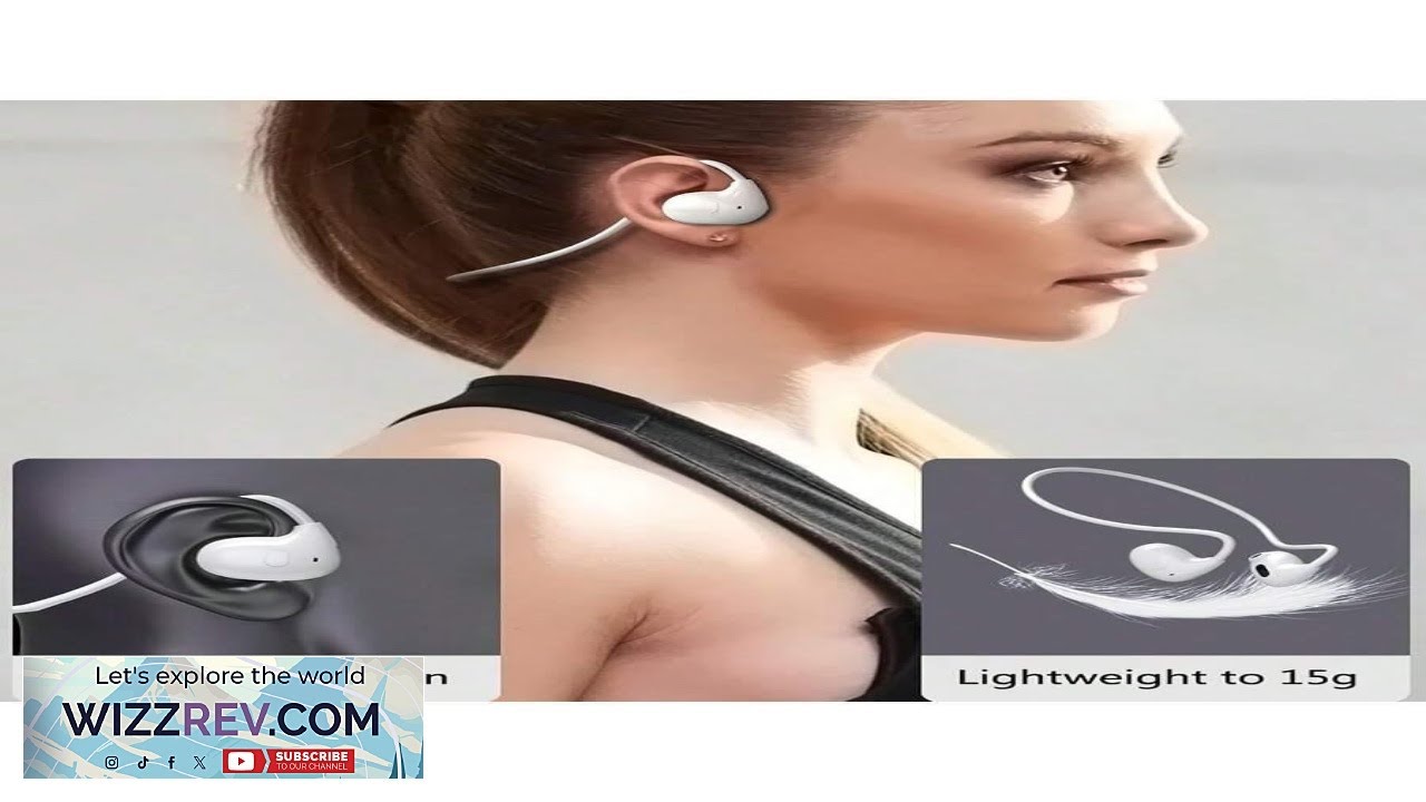 New Wireless Headphone Hanging Neck Sports Two Ears Into The Ear Neck