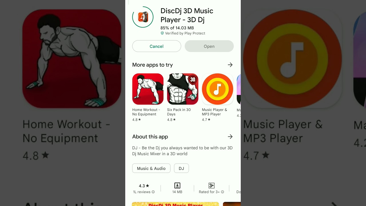 DiscDj 3D Music Player -3D Dj Download  