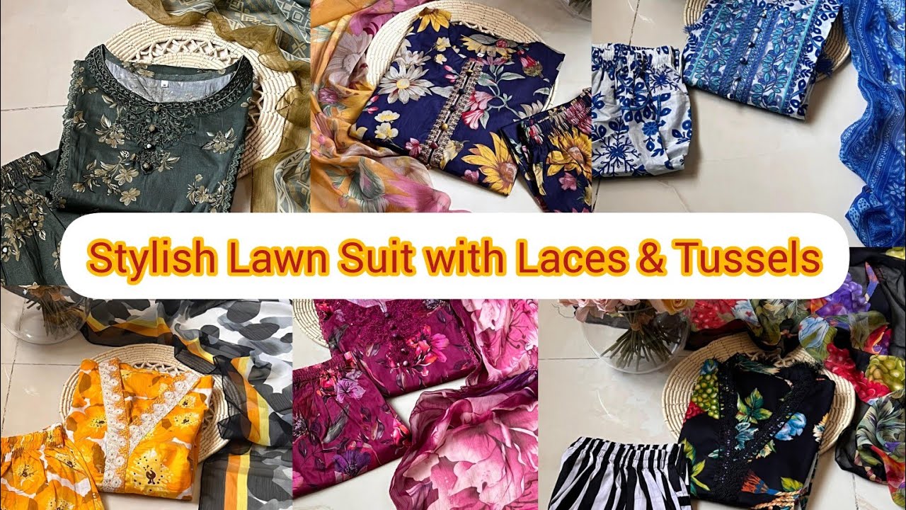 Embroidered Lawn Dress Designing 2025 | Stylish Stitching Ideas for 3 Piece Summer Suits