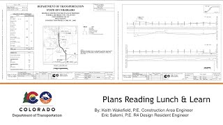 CDOT TETP Insights: Plan Reading 10 – Key Maps & Specialty Unit Plan Sets