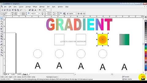 DTP WORKSHOP DAY 13 | GRADIENT FILL & ADJUSTMENT TOOL FULL EXPLANATION IN HINDI | EXCELANKUSH