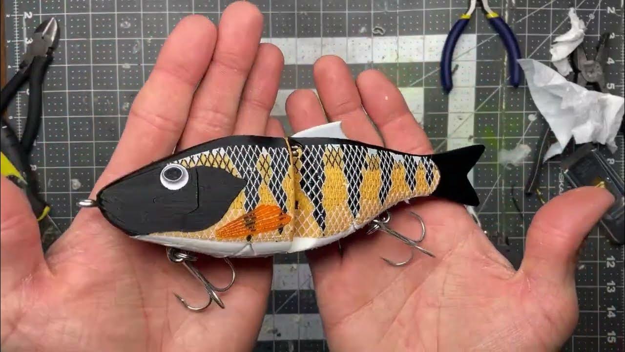 Angry Troutbluegill Glide Bait 170mm 87g - 3d Printed Trout Lure