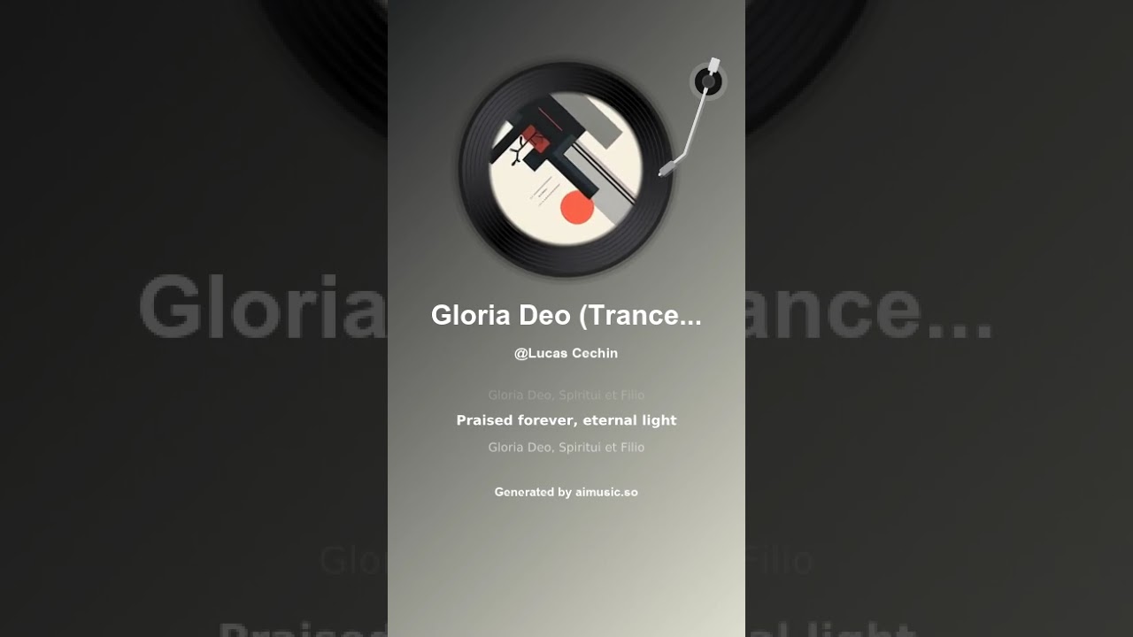 Gloria Deo Trance Chant – Latin v2