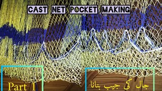 Celebrity Crafting Cast Nets:| Making Fishing cast Net LeadLine Profile