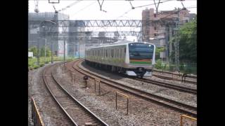 E233系E231系E217系通過シーン