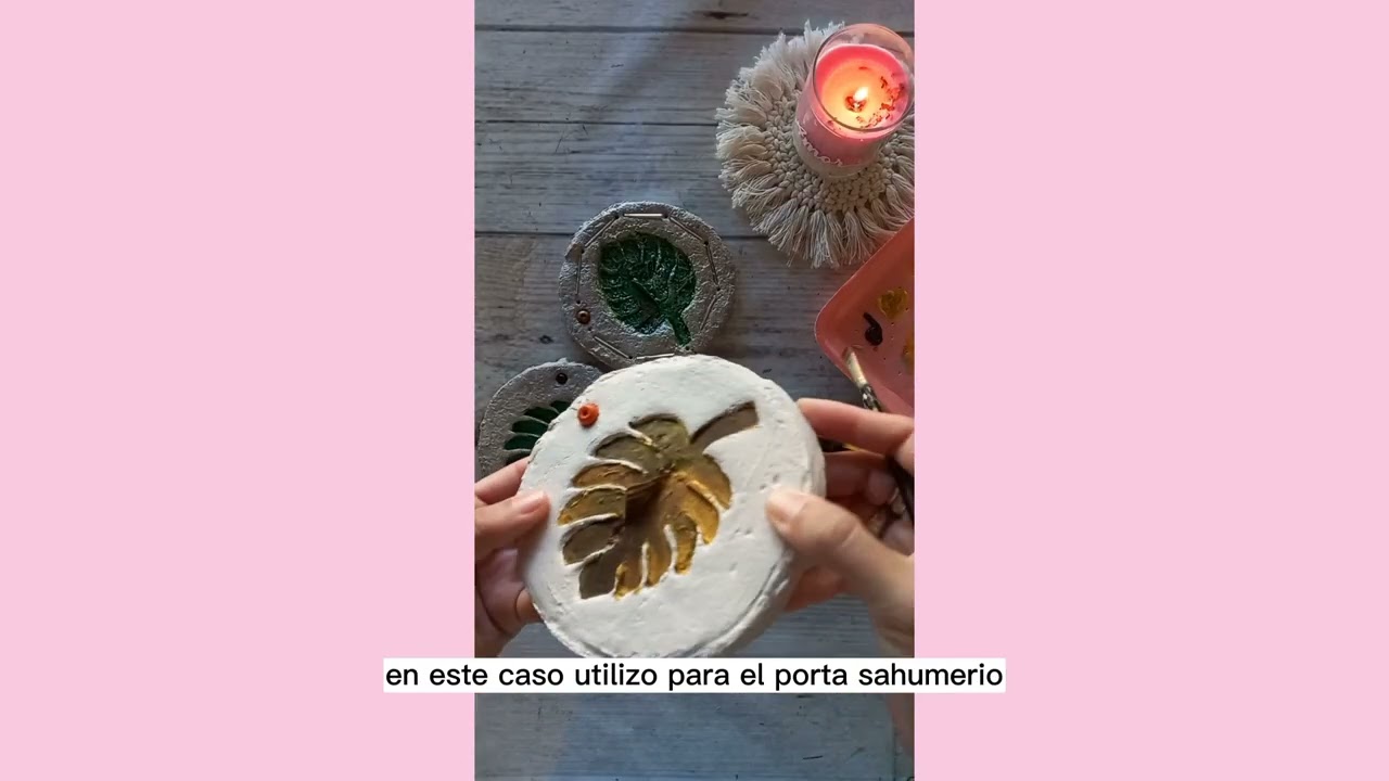 Pasta pierda 2en 1 porta sahumerio  y porta espiral