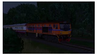 Trainz simulator:สตาร์ทเครื่อง D.4134 กาอนจะออกไปทำ ข.260 ที่สถานีรถไฟ น้ำตก