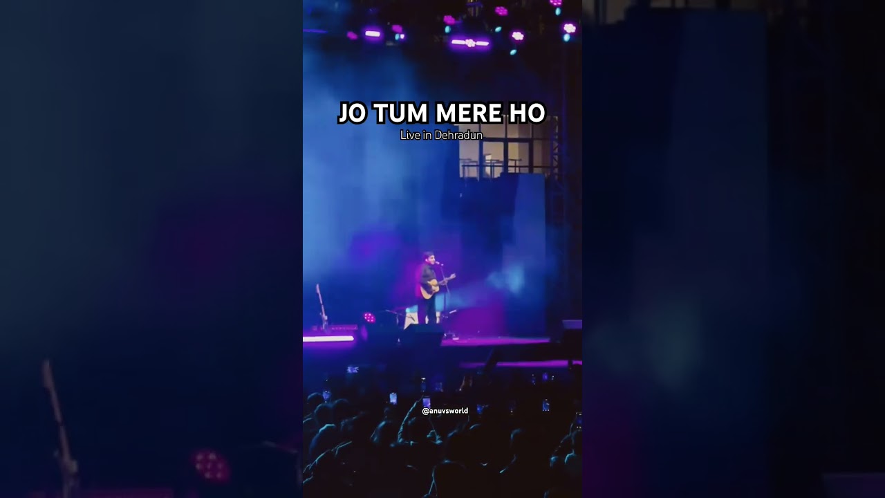 JO TUM MERE HO LIVE CONCERT IN DEHRADUN ll ANUV JAIN IN DEHRADUN ll 