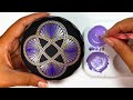 Advanced Mandala Dot Art Rock Painting Tutorial How to Step by Step #mandala #dotart #satisfyingart