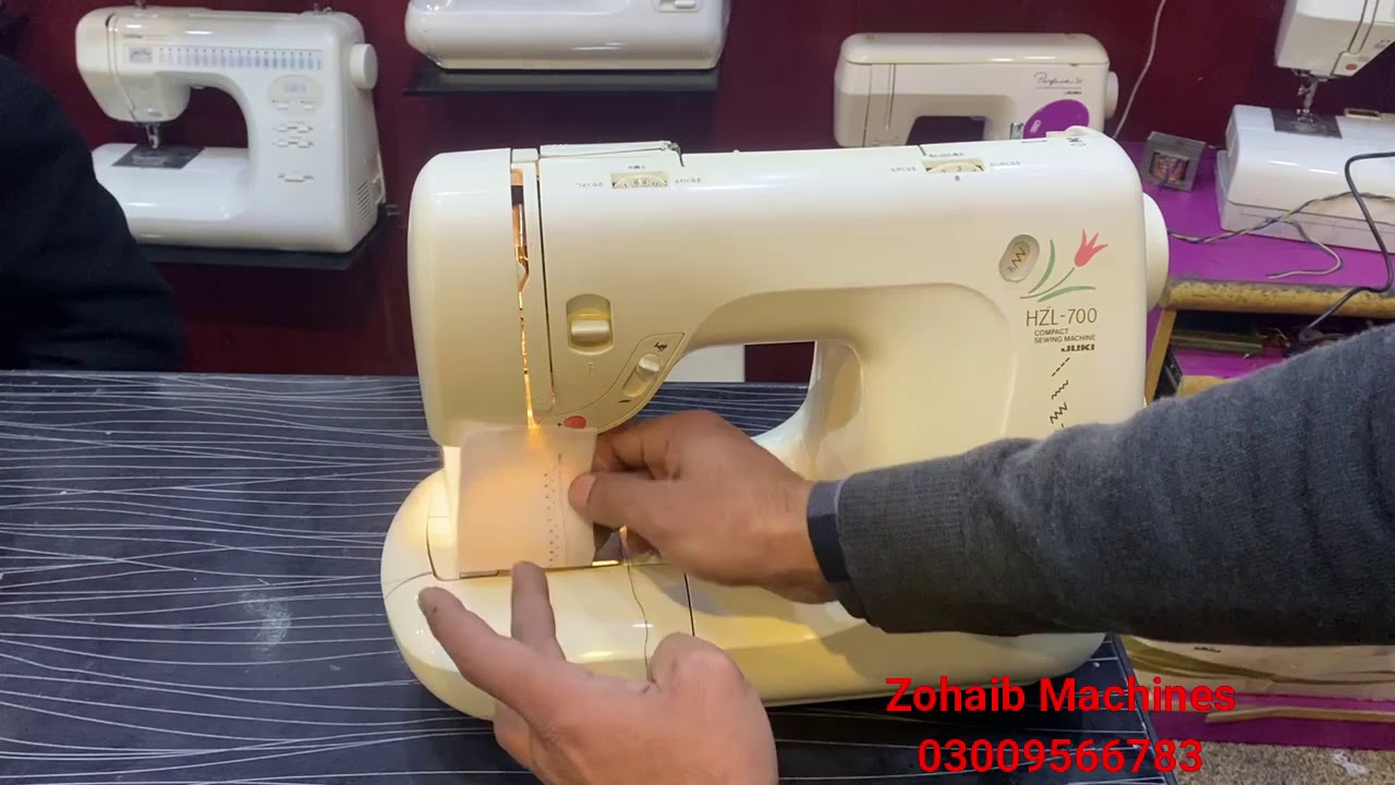 Juki hzl 700 sewing machine made in japan YouTube