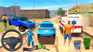 Porsche City Ambulance 긴급 사고 운전 게임 - Taxi Sim 2020 오프라인 시뮬레이션 플레이어 screenshot 1