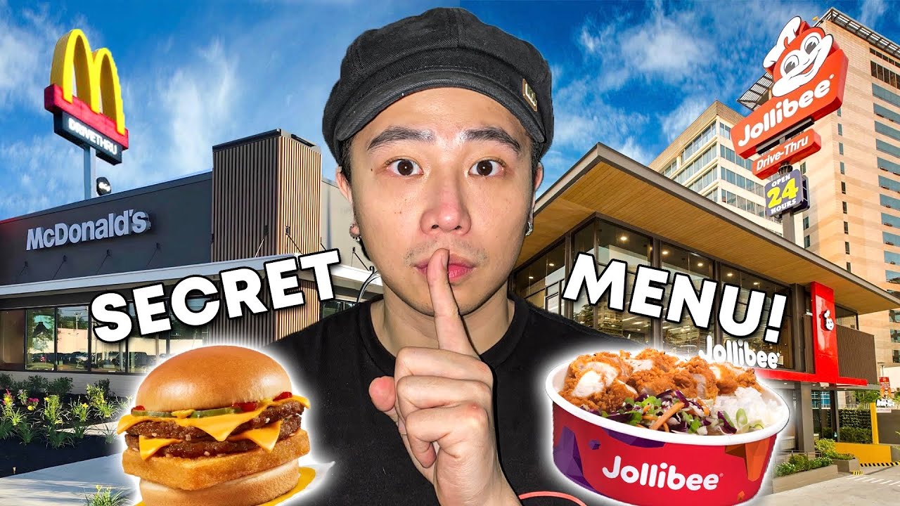 TRYING EVERY FAMOUS FASTFOOD SECRET MENU ITEMS (Nakakagulat)