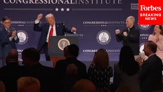 JUST IN: Trump And Steve Scalise Do The YMCA 'Trump Dance' At House GOP Event In Miami, Florida