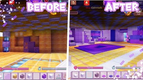 I rebuilt my old storage room into a house in Skyblock  [ BlockmanGo ]