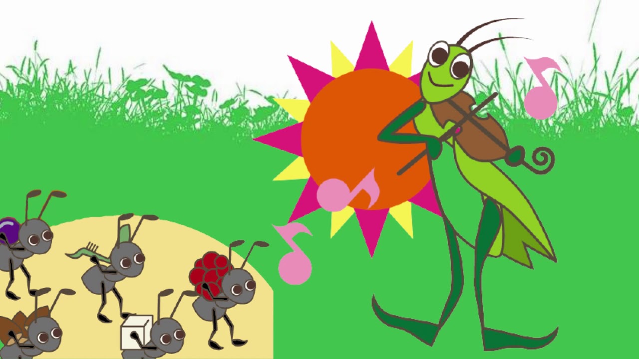 朗読 アリとキリギリス YouTube