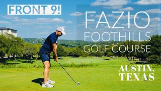 Golf Vlog: 9 Holes At The Fazio Foothills, Austin, TX - Omni Resort Foothills Resort Golfing