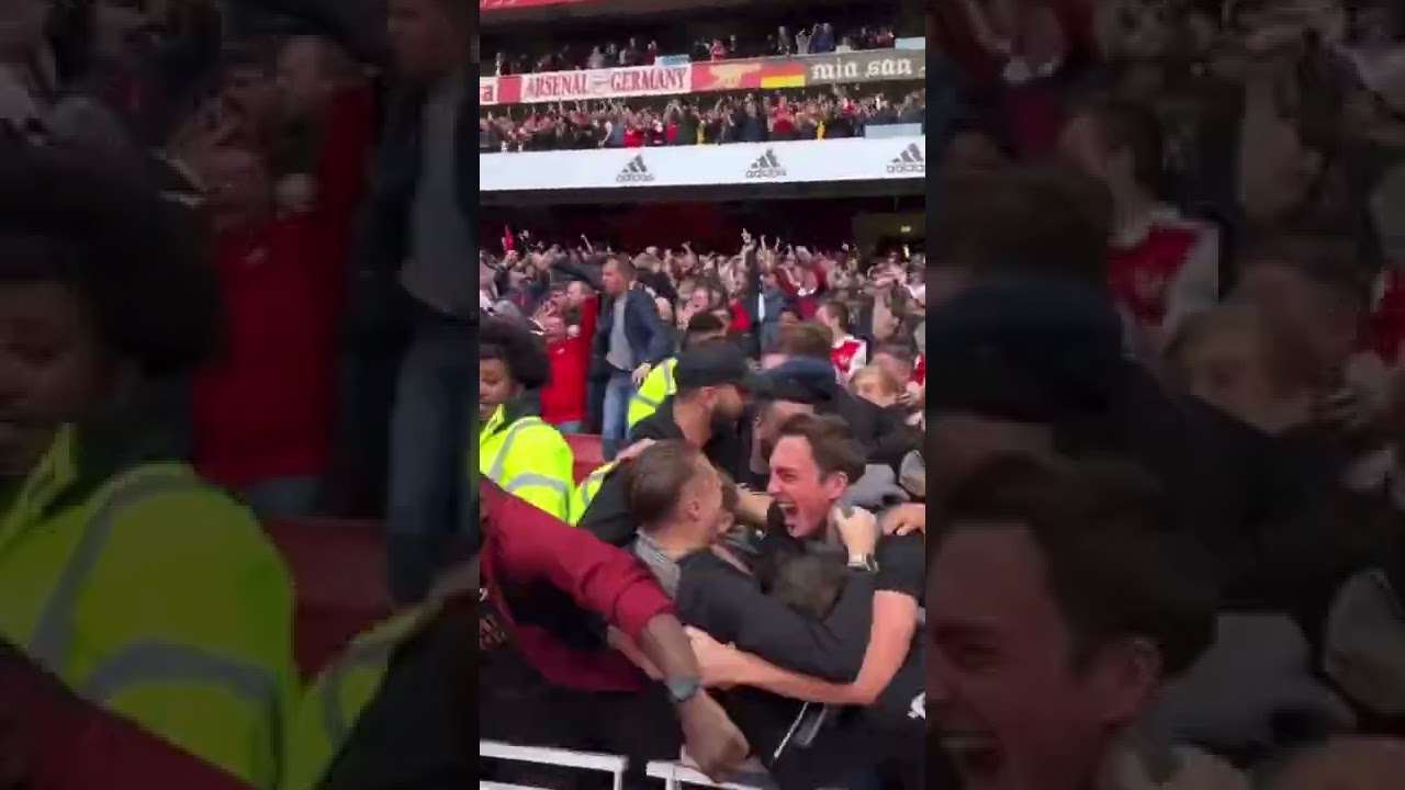 Arsenal limbs after Granit Xhaka scored the third goal…😂🤩