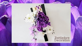 【100均DIY】羽子板飾りの作り方♪