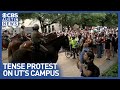 Police clash with propalestine protesters at ut austin