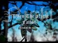 Trobar de Morte - When The Night Falls