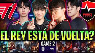 FAKER ESTÁ DE VUELTA? 😱AKALI MODO DIABLO!🔥 | T1 vs NS Game 2 LCK SPRING 2026 en ESPAÑOL