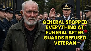 Guards Refused the Grizzled Veteran at the Funeral — Until a 4 Star General Halted Everything