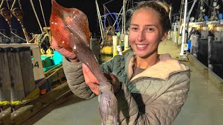 Fresh SQUID Calamari {Catch, Clean & Cook} In Cape Cod