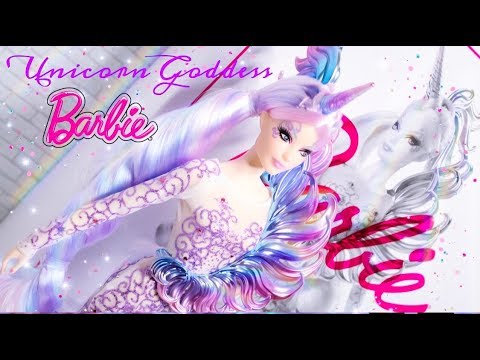 Más grande chatarra Contando insectos Barbie Signature: Mythical Muse Unicorn Goddess UNBOXING & REVIEW - YouTube