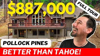 TOUR This 929 900 Luxury Cabin In Pollock Pines - Better Than Tahoe