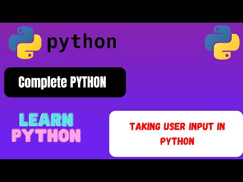 Taking User Input in Python | MH Coding
