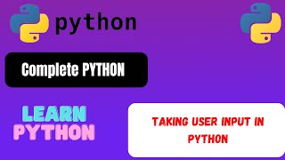 Taking User Input in Python | MH Coding