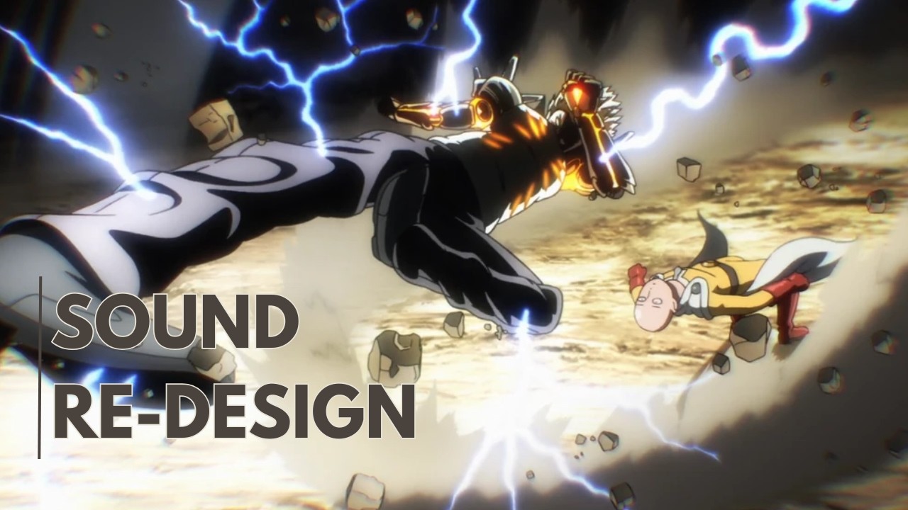 One Punch Man - Saitama vs Genos | Sound Re-Design