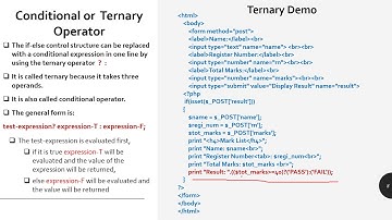 PHP Conditional Statements